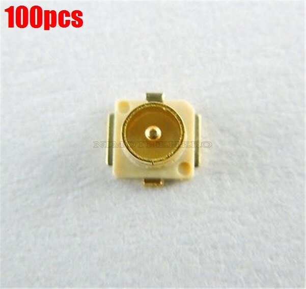 100Pcs Ipx U.Fl Rf Coaxial Connector Smd Smt Solder Pcb Mount Socket Jack Fem gr