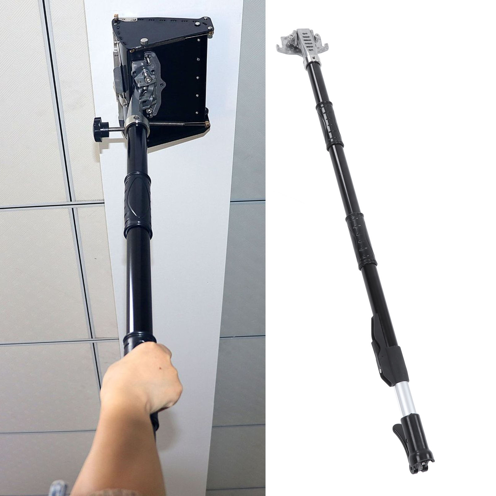 Retractable Flat Box Handle Adjustable Anodized Aluminum Wallboard Box Handle