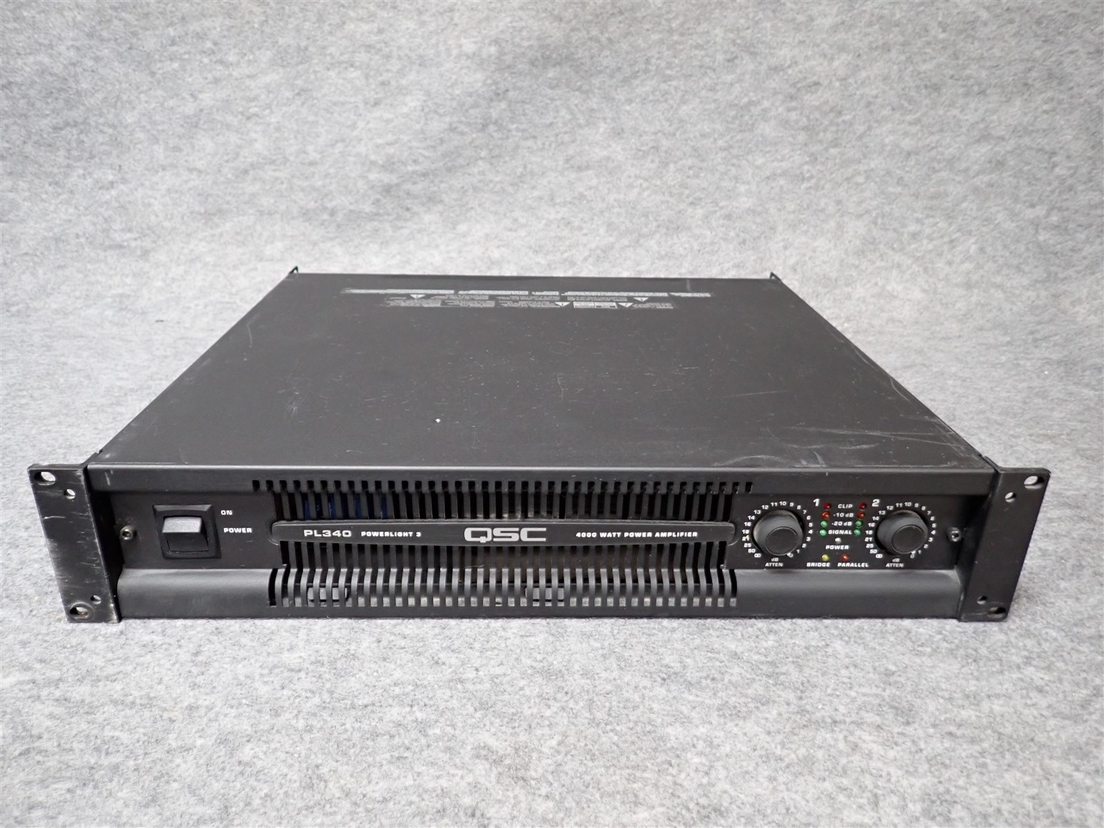 QSC PowerLight PL340 2 Channel Professional Power Amplifier 1350WPC (#17) (II6)
