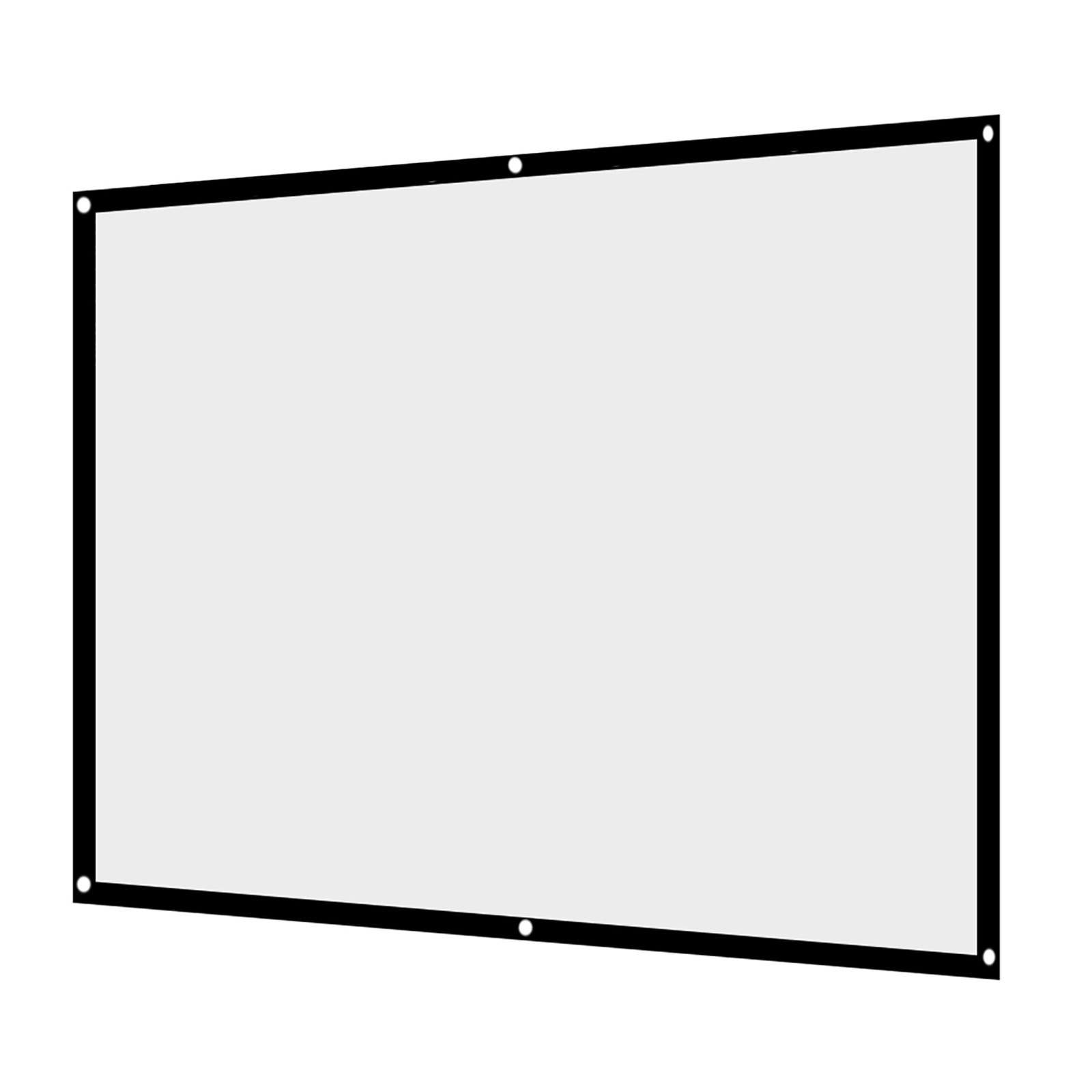 Portable Foldable NOn Crease White Projector Curtain Projection Screen 4:3 100in