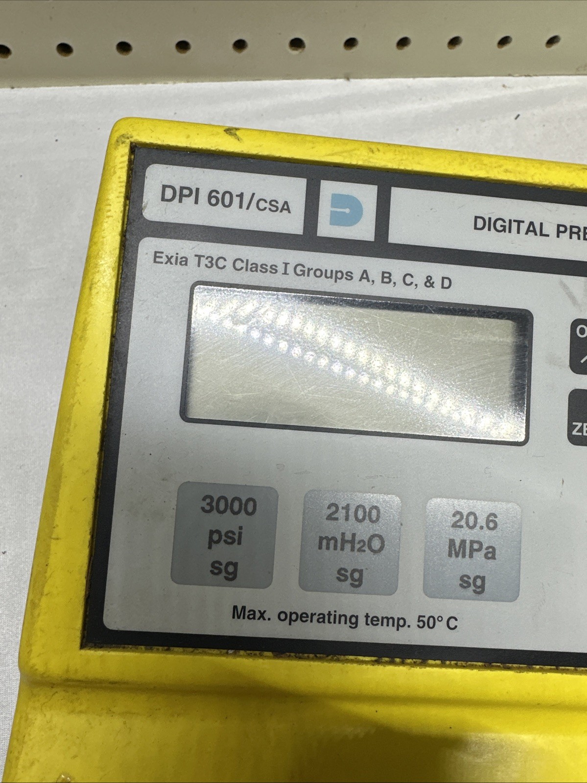 DRUCK~ DIGITAL PRESSURE INDICATOR ~ dpi 601/csa ~ UNTESTED