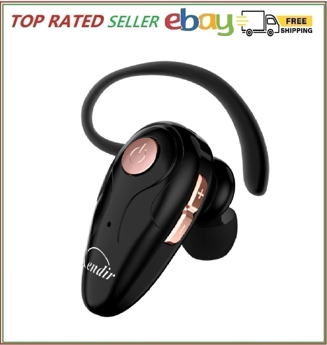 Headset Kendir V5.0 Ultralight Wireless Headphone Cell Phone Earpiece with Mic