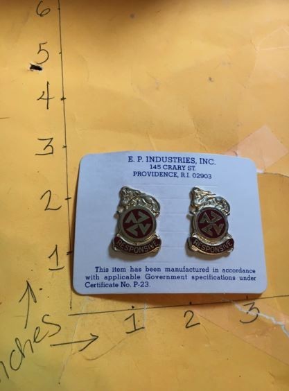 US Army 507th Transportation cb -Unit Crest, DI, DUI SET OF 2