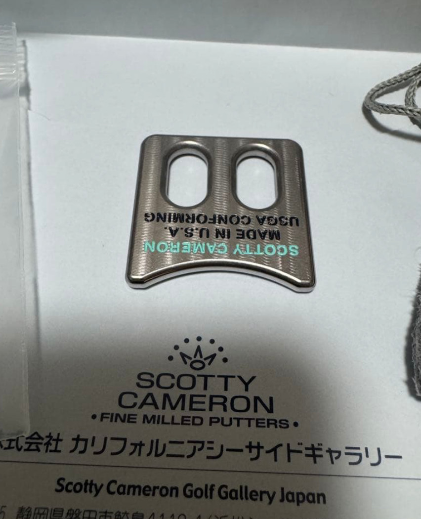 SCOTTY CAMERON BALL marker ALIGNMENT TOOL LARGE Scotty Blue