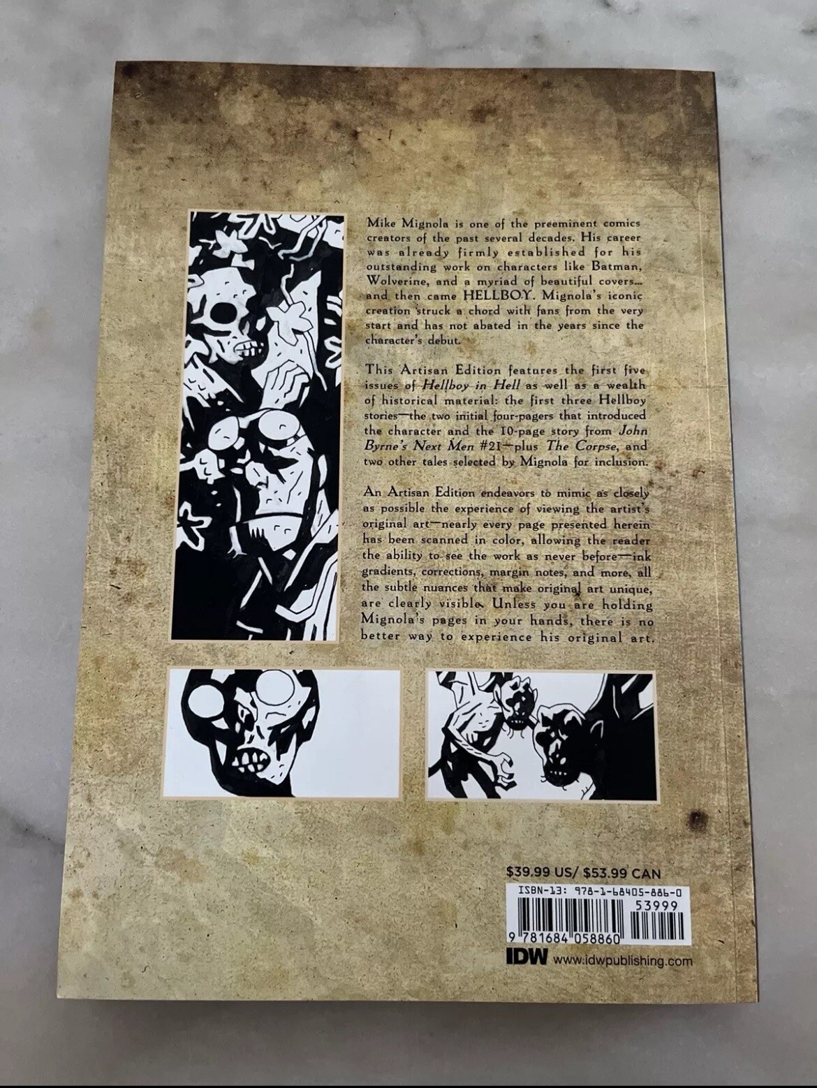 Mike Mignola's Hellboy - Hellboy In Hell and Other Stories Artisan Edition NEW
