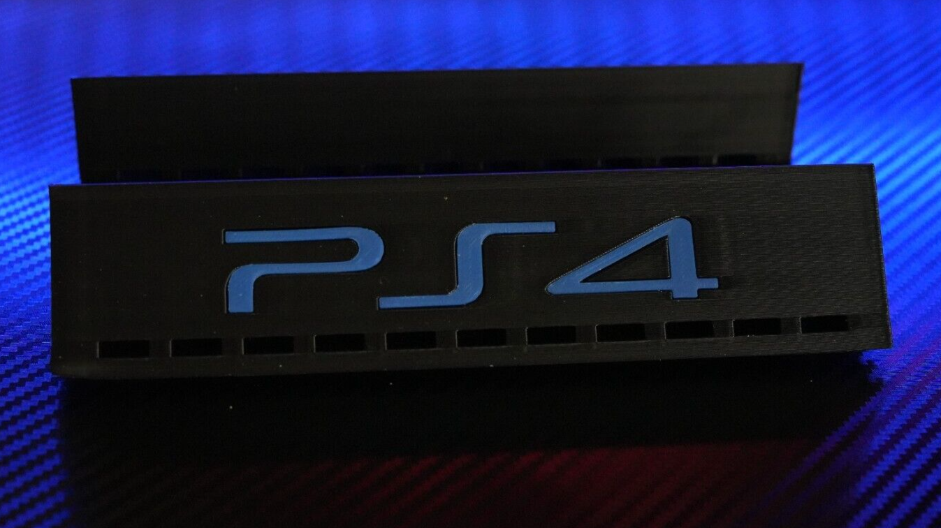 Playstation 4 Pro Vertical Stand 3d printed