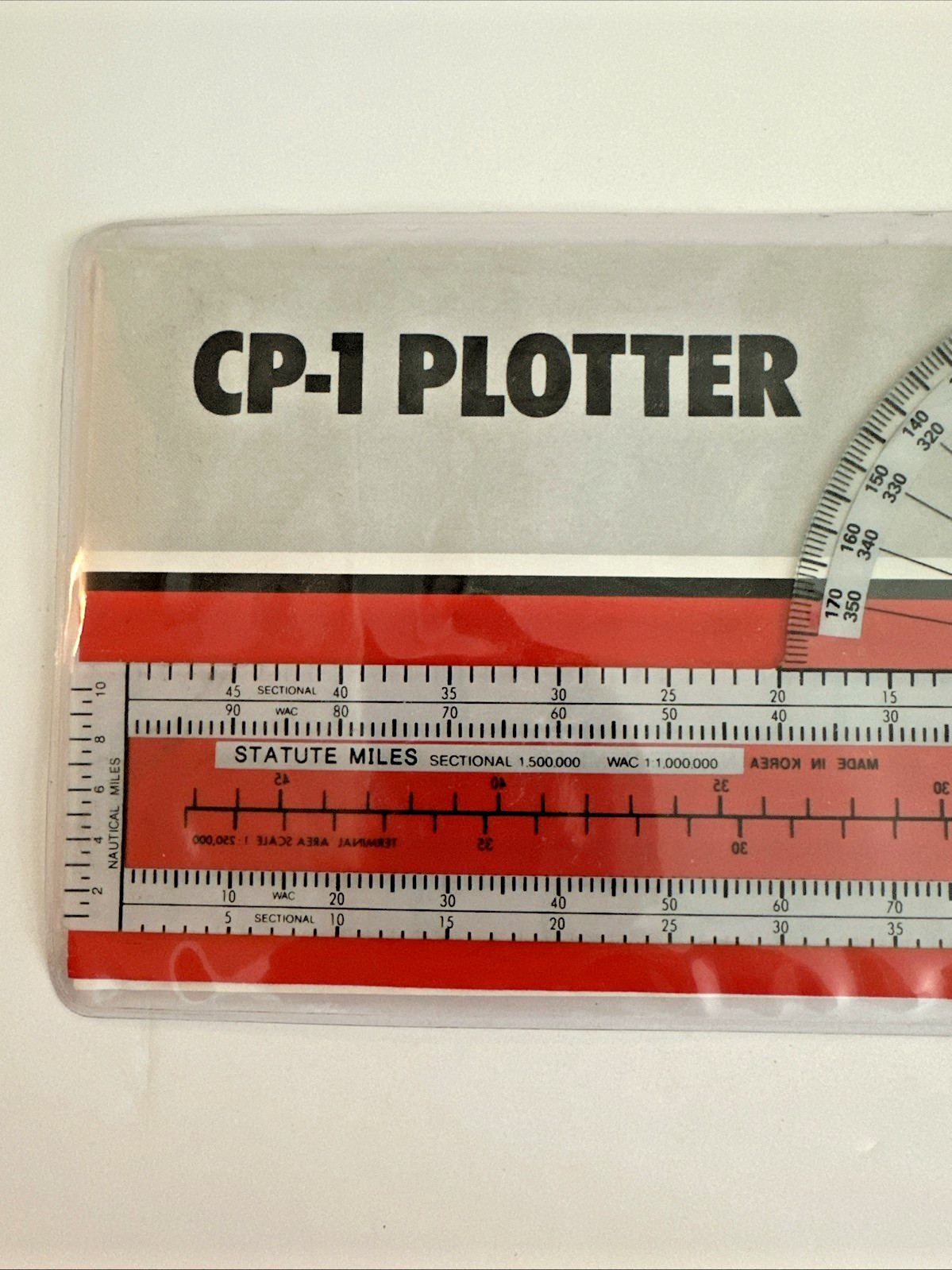 Vintage 1987 Aviation Navigation CP-1 Plotter ASA Publications Made in Korea