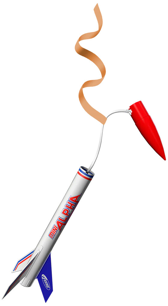 Estes Mini Alpha Beginner Model Rocket Launch Set with Launch Pad & Controller
