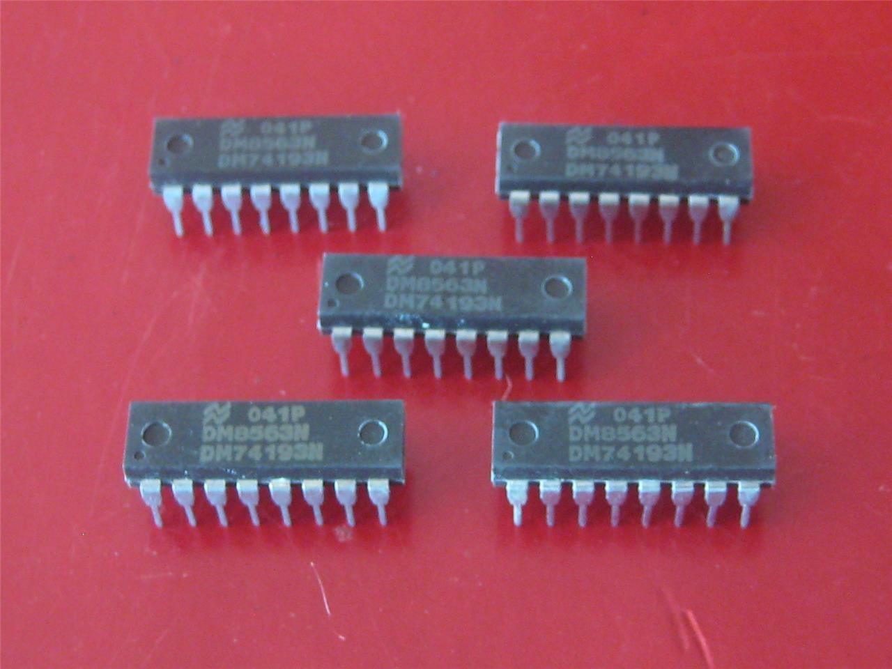 NATIONAL SEMI DM74193N 16 PIN DIP 74193 ( Qty 5 ) USA SELLER