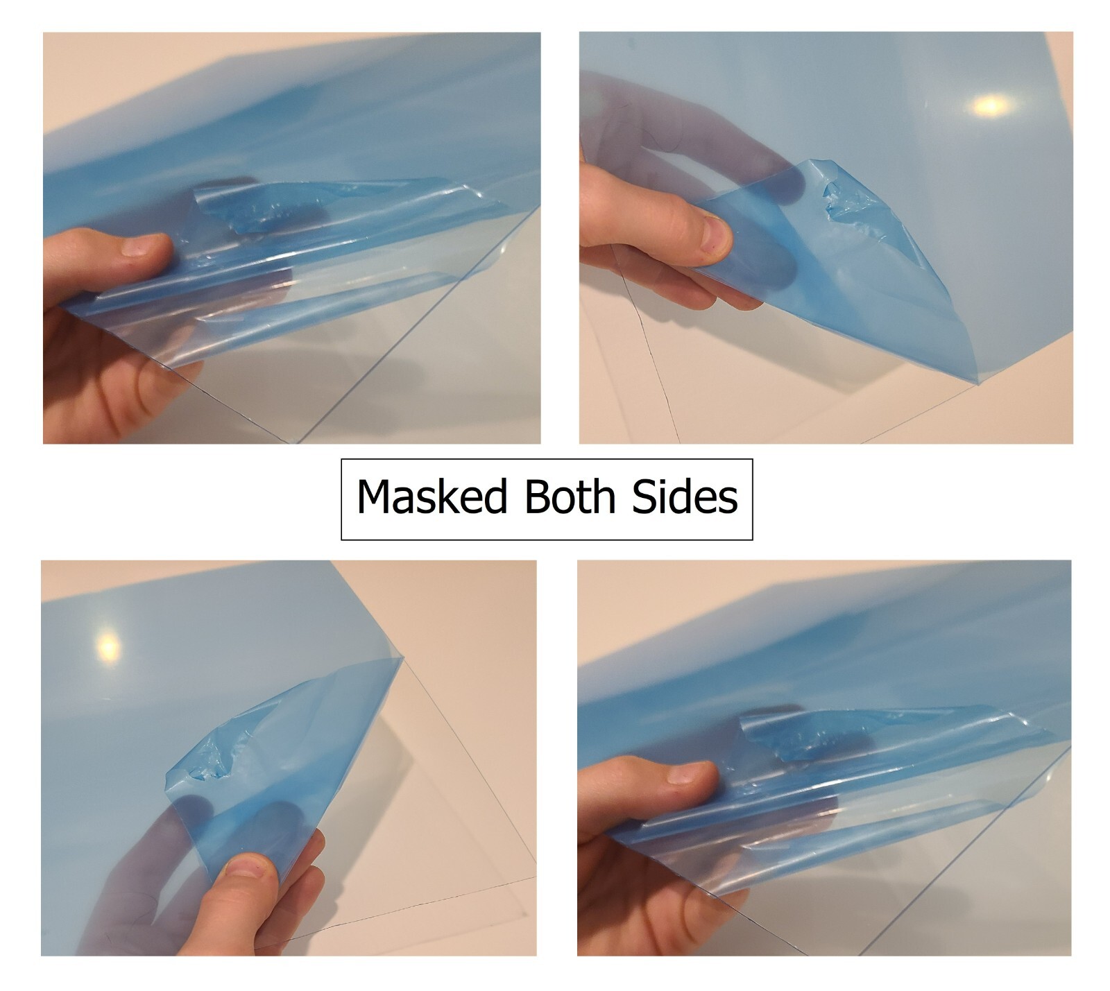 Clear Transparent PETG Vivak Moldable Plastic Film Flexible Frame Sheet Panel
