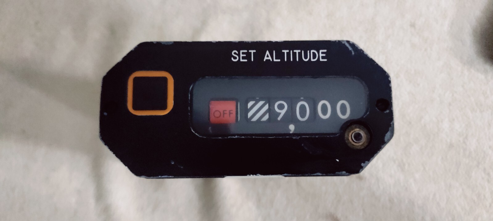 SET ALTITUDE     -AIRCARFT INSTRUMENT