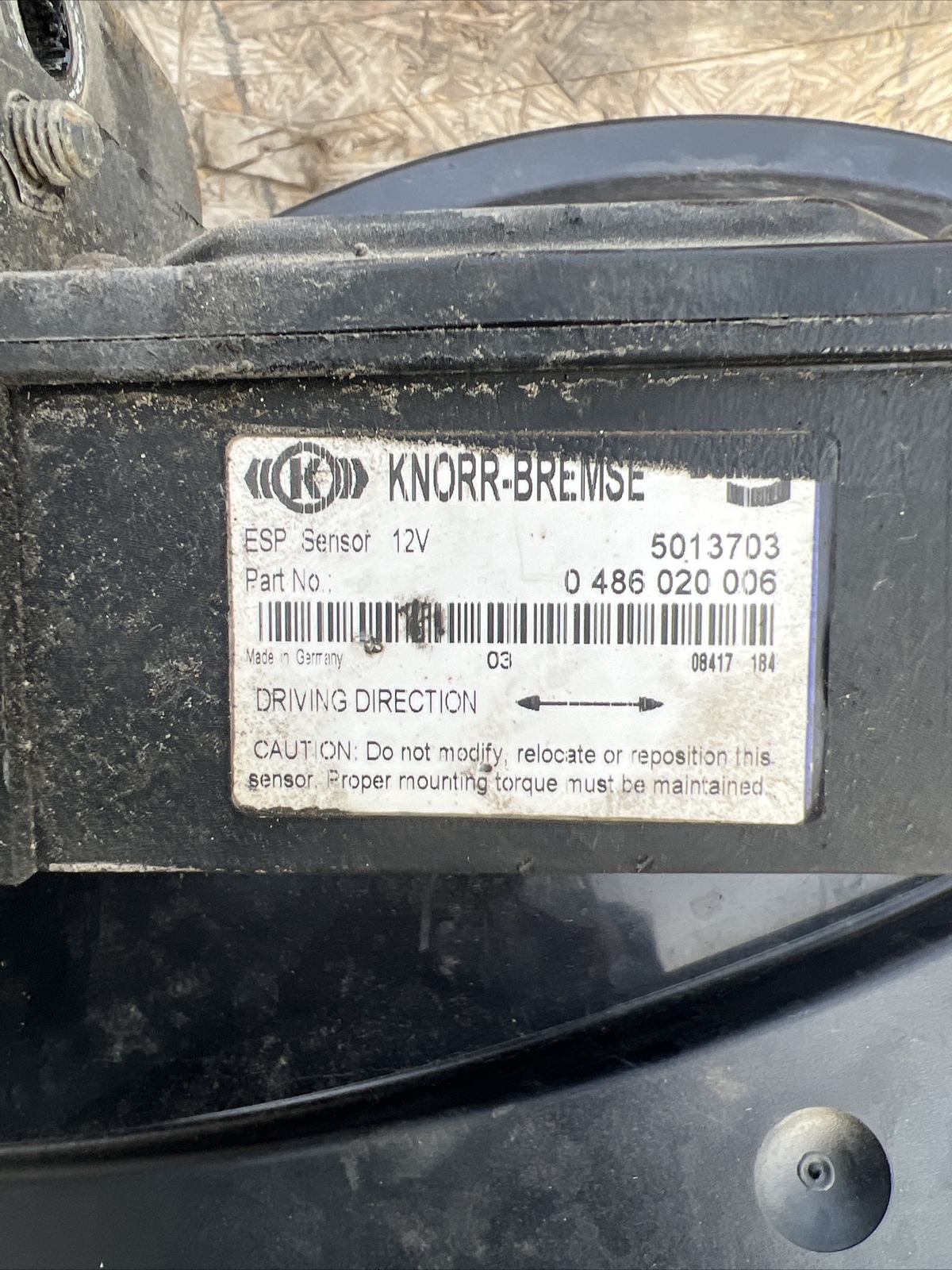 KNORR-BREMSE bendix esp sensor,stablity sensor 0 486 020 006, 5013703