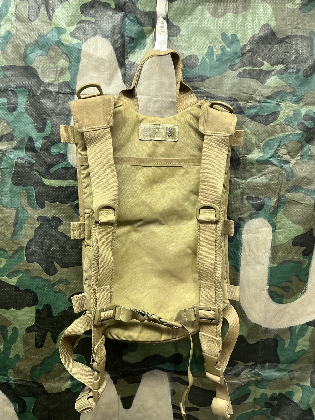 USMC Issue Coyote FILBE HYDRATION PACK Carrier Backpack (No Bladder) VGC