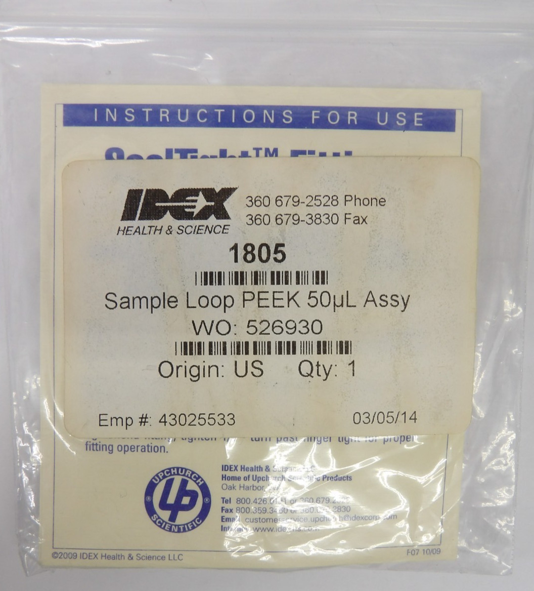 Upchurch Scientific 1805 PEEK Sample Loop 50uL Assy