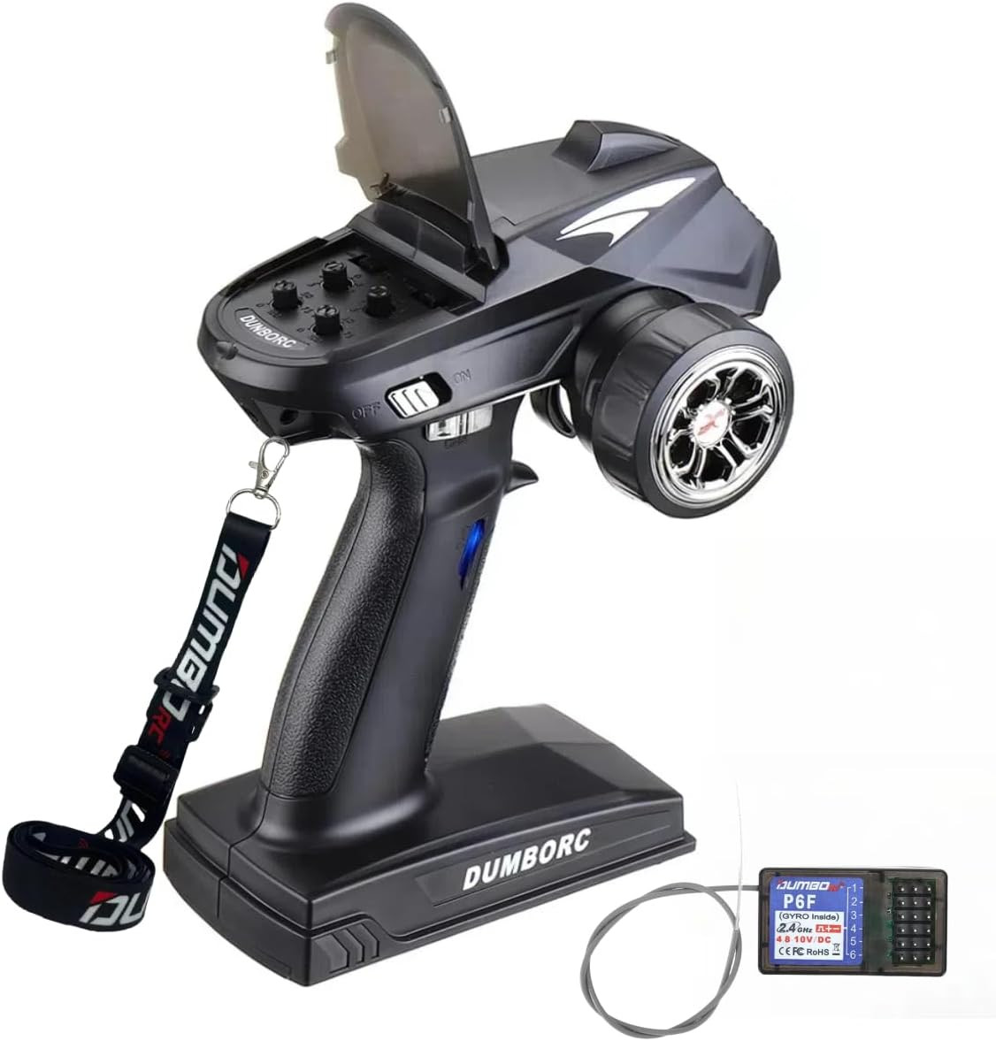 X4 RC Radio Transmitter and Receiver P6F, 4 Channel Rc Receiver and Transmitter