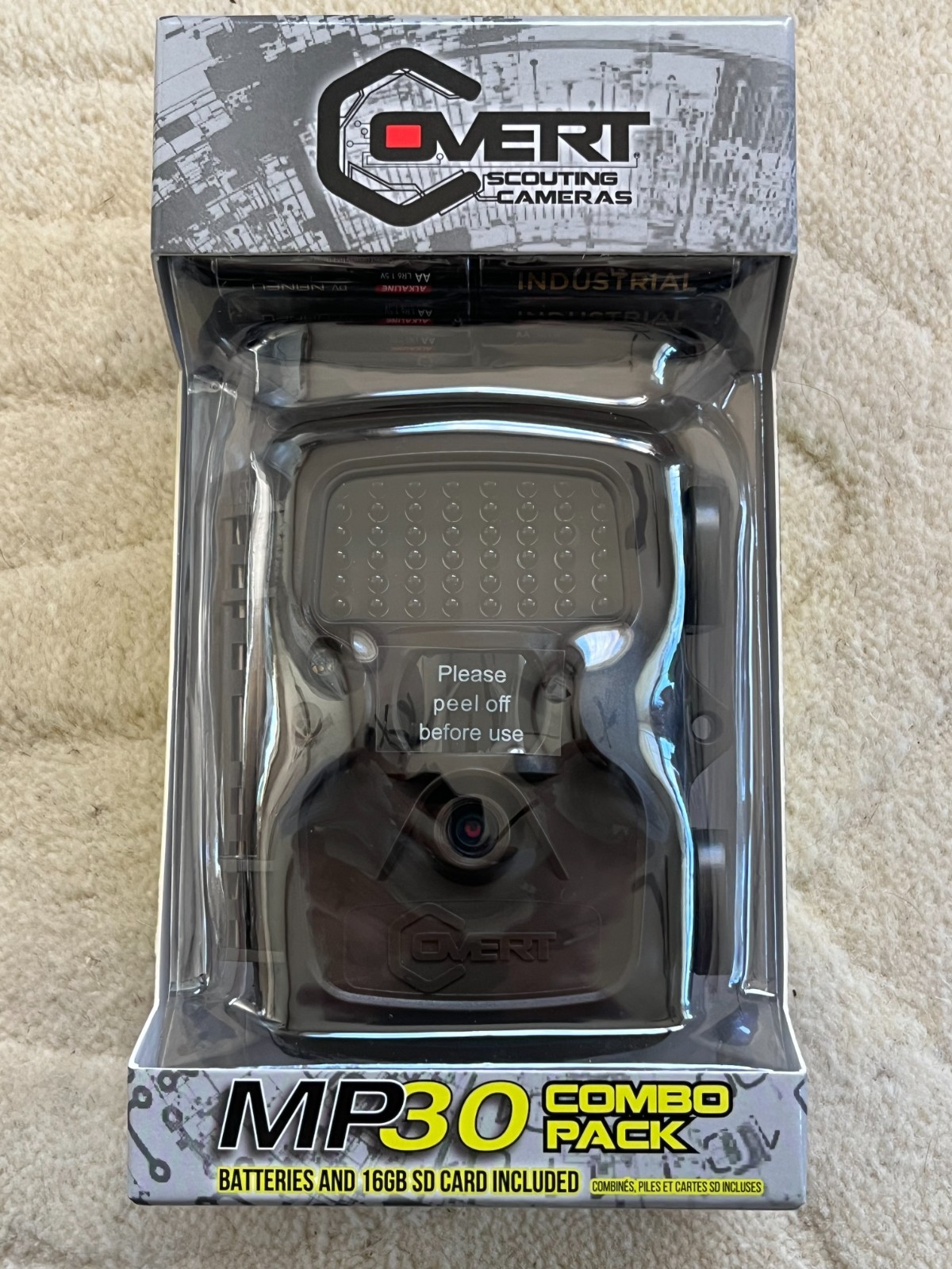 Covert Scouting Camera MP30 Trail Cam Combo Pack Includes 16GB SD Card Batteries