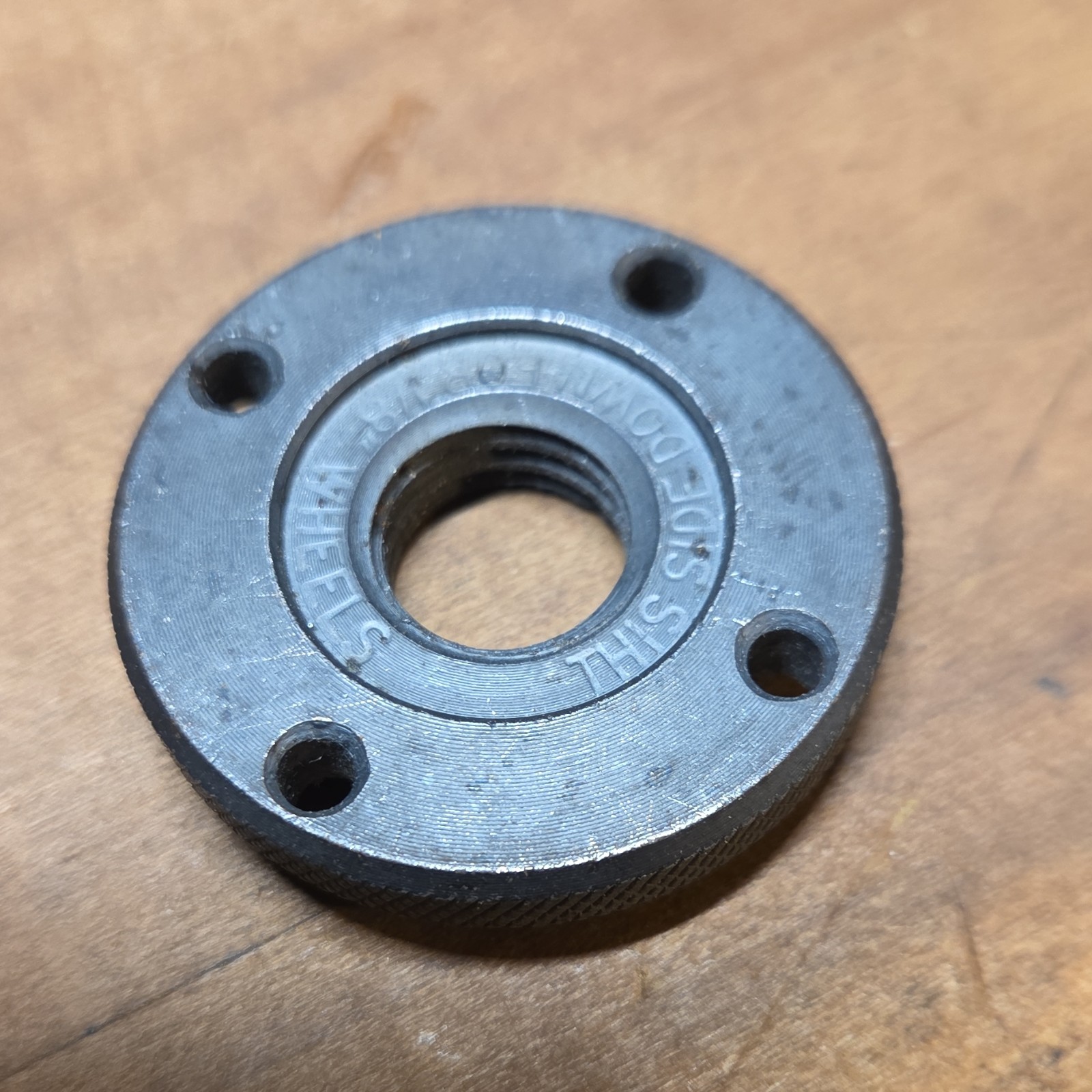 Black Angle Grinder Flange Nut Replacement Part