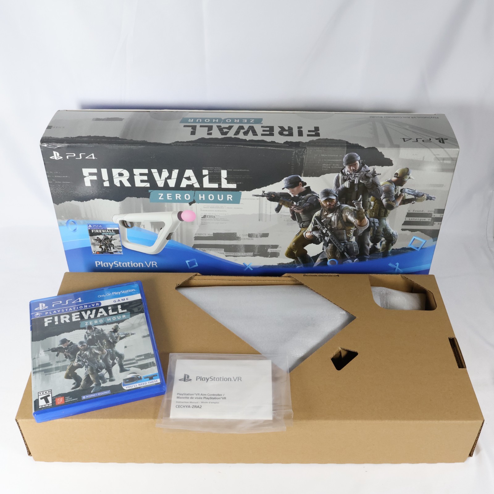 PlayStation VR Aim Controller Bundle Firewall Zero Hour PS4 PSVR Game Accessory