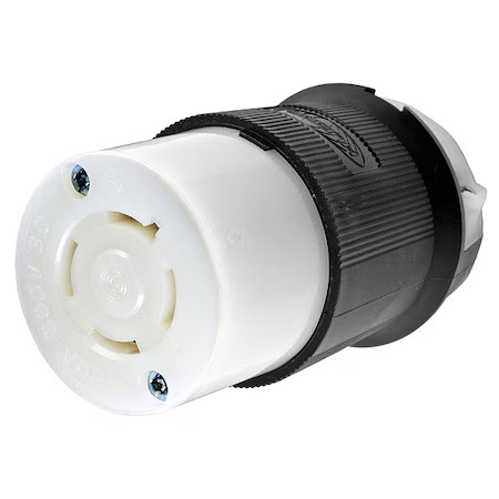 Hubbell Wiring Device-Kellems Hbl2743 Locking Connector, L17-30R, 30 A, 600V