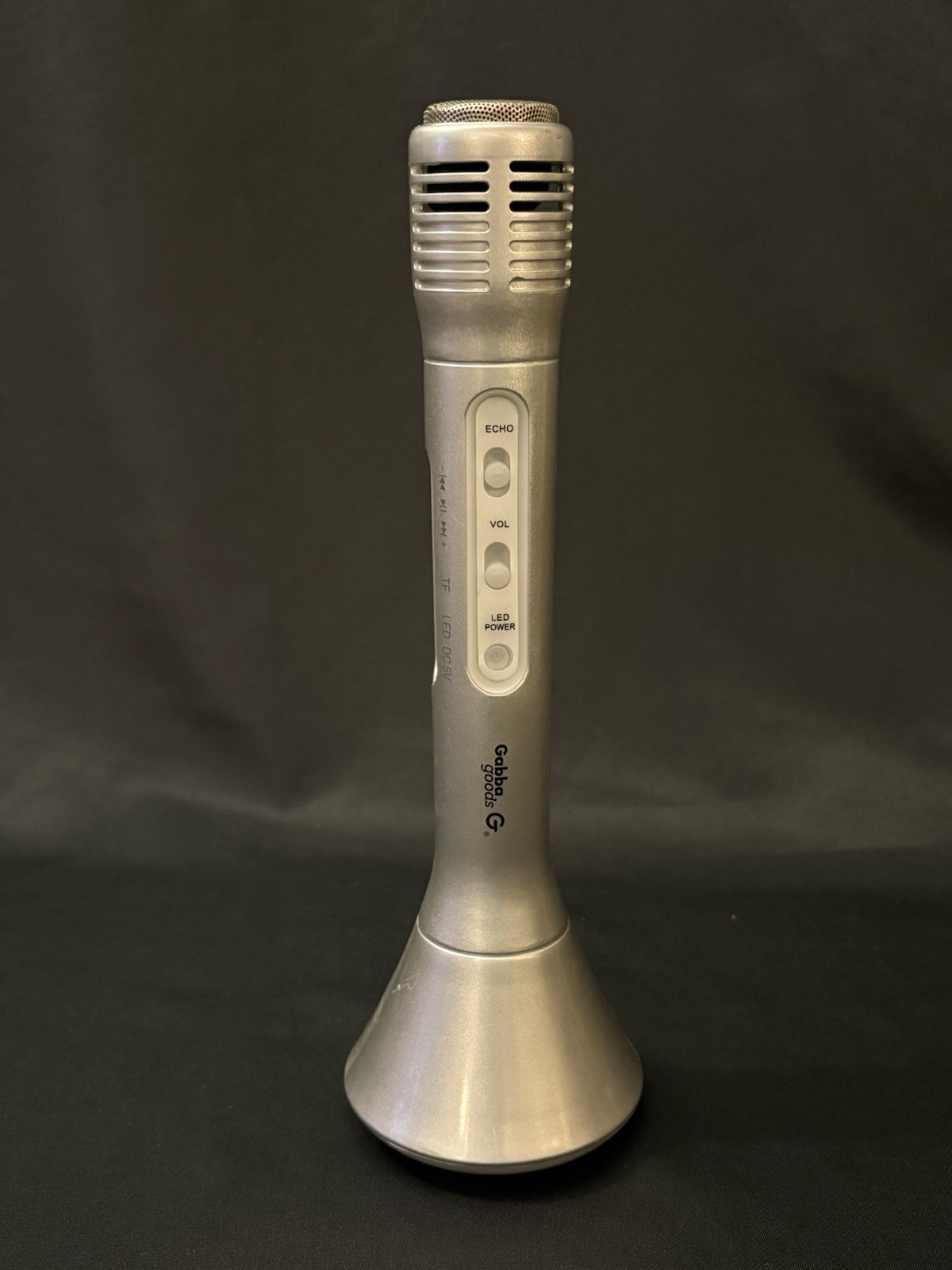 Gabba Goods. Karaoke Microphone, Bluetooth For Music, Has Echo Feature.