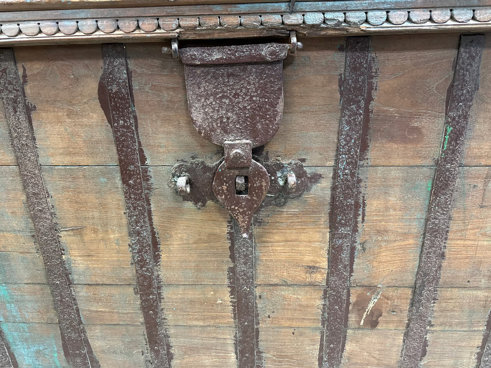 Vintage Wood Trunk.
