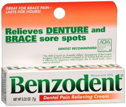 Benzodent Denture Ointment - 0.25 Oz