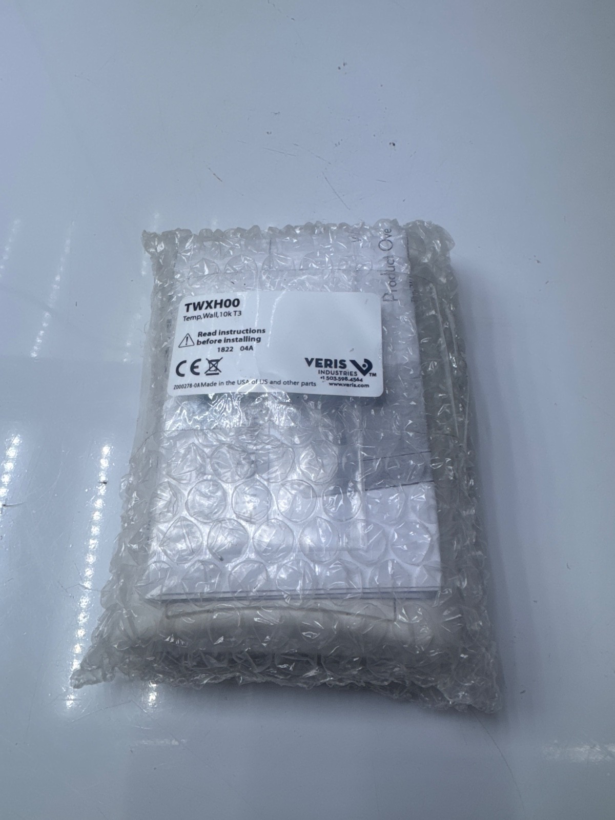Veris TWXH00 Wall Temperature Sensor (without box)