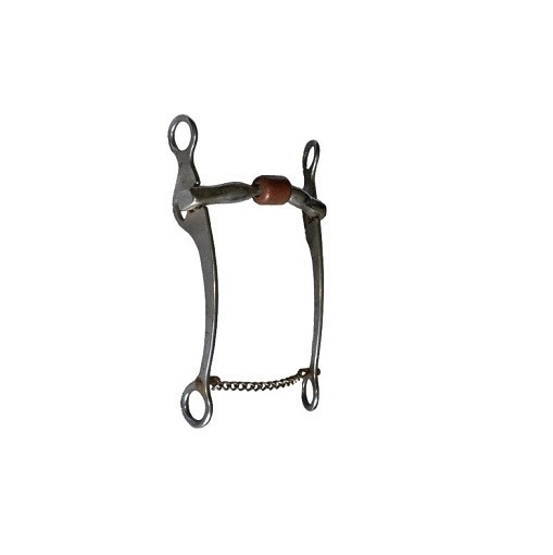 Horse Bit Preowned Billy Allen Western Reining Curb Copper Roller Loose Shank