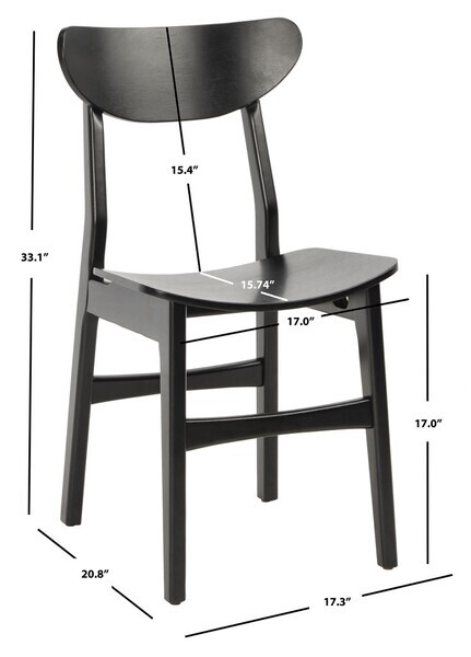 Safavieh LUCCA RETRO DINING CHAIR, Reduced Price 2172746991 DCH1001G-SET2