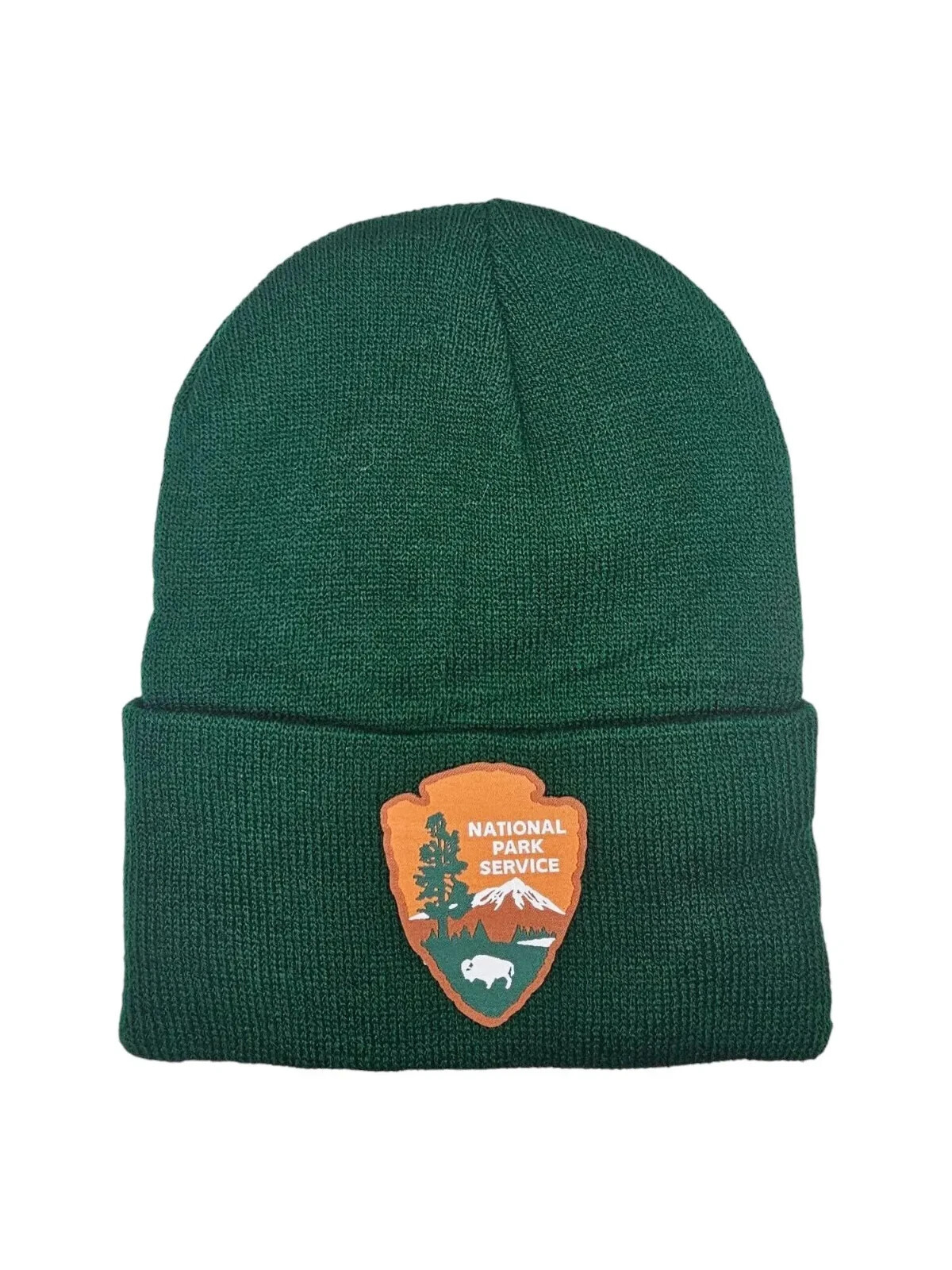 National Park Service NPS Beanie: Cozy Winter Hat with Embroidered Patch for Out