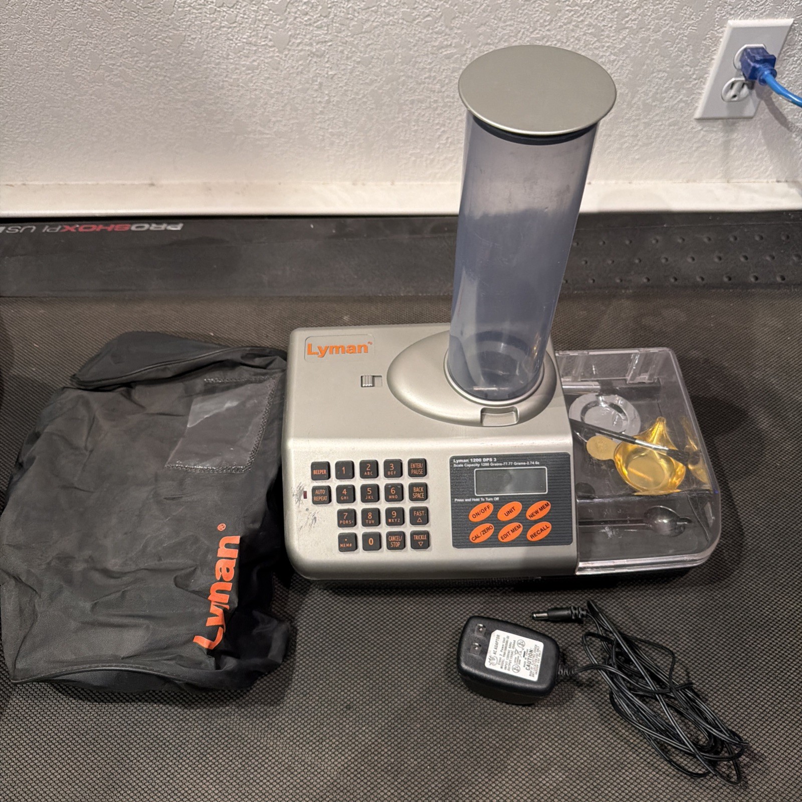 Lyman 1200 DPS 3 digital powder system scale tested working high accuracy