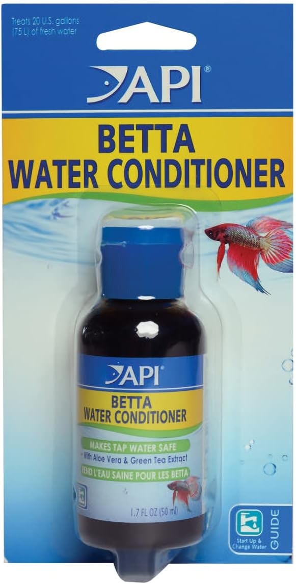 API Betta Water Conditioner Makes Tap Water Safe Freshwater 1.7oz - 3 Pack