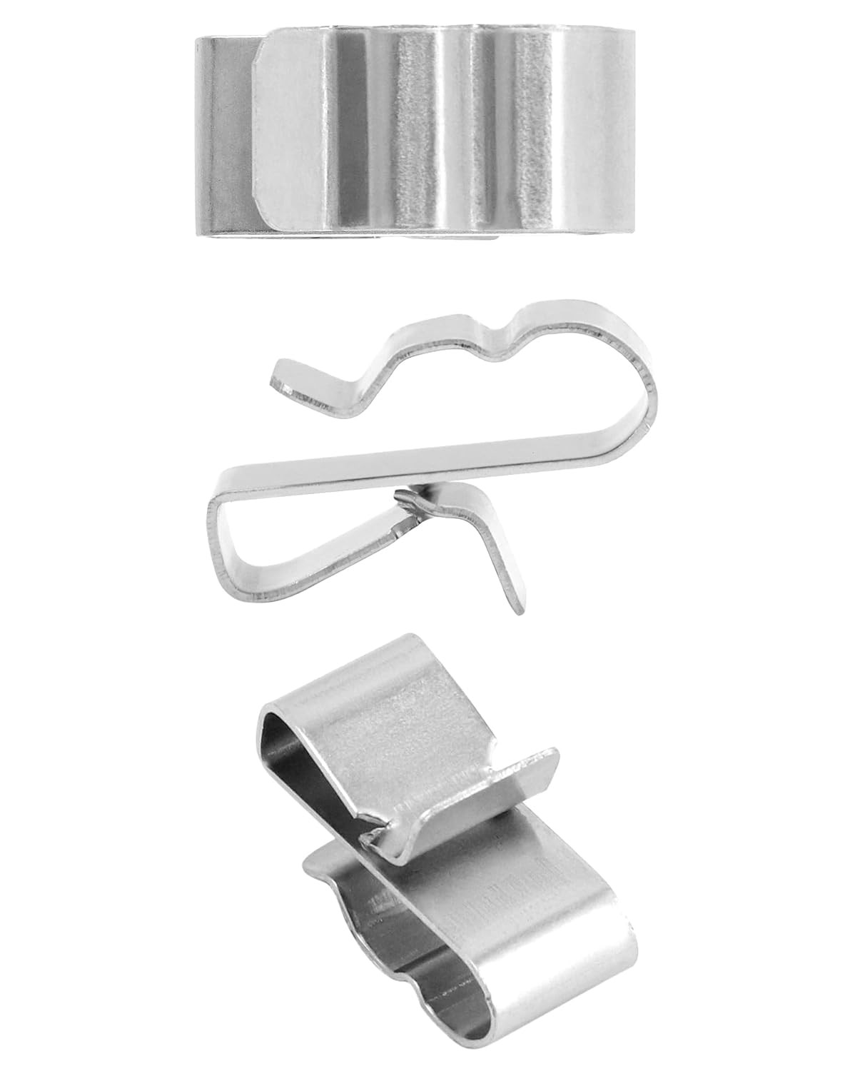 100Pcs 0.89” Stainless Steel Wire Clips for Trailer Frame Solar Panel Cables
