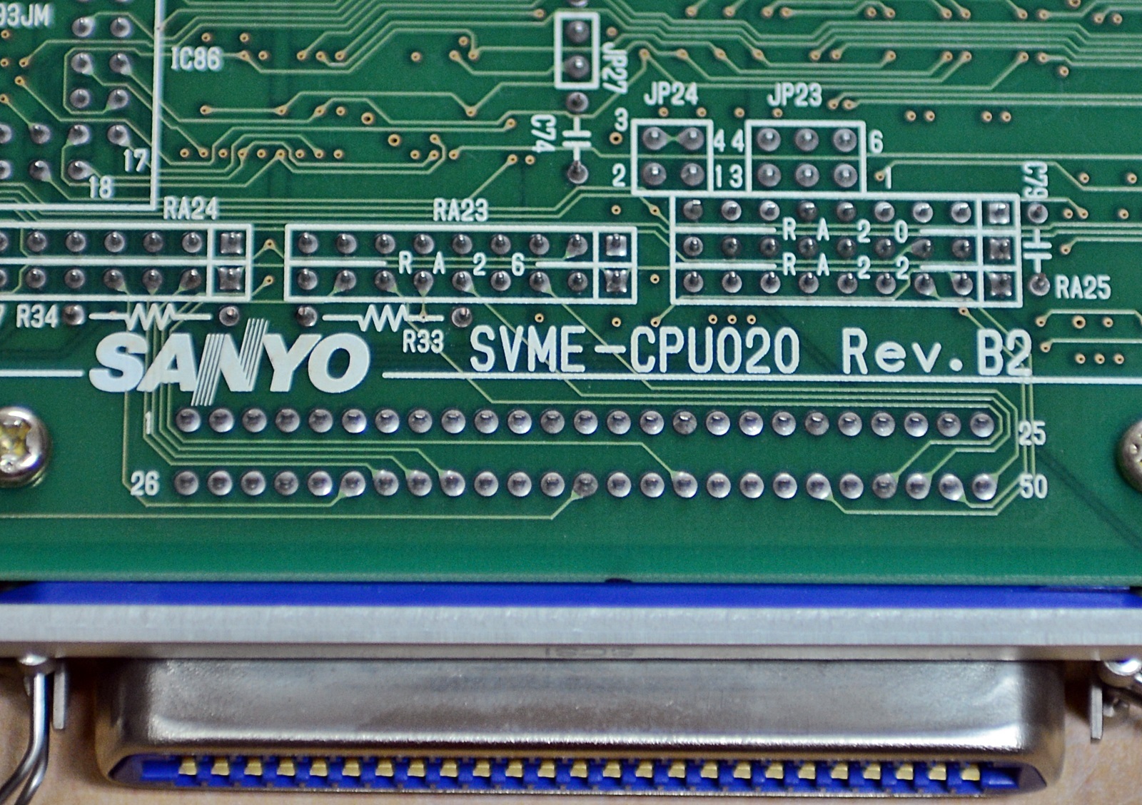 Sanyo Denki VME Board SVME-CPU020 Rev.B2(U-982) free ship
