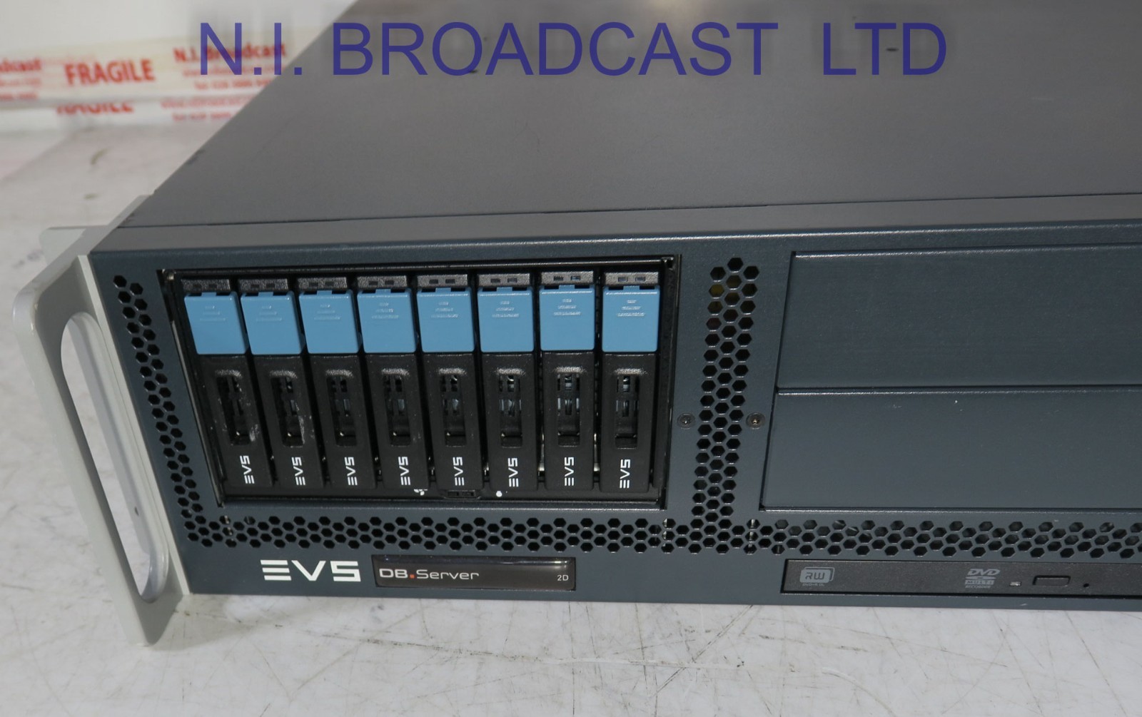 EVS DB server with IP director lice, IP engine, X square  (ref 2)