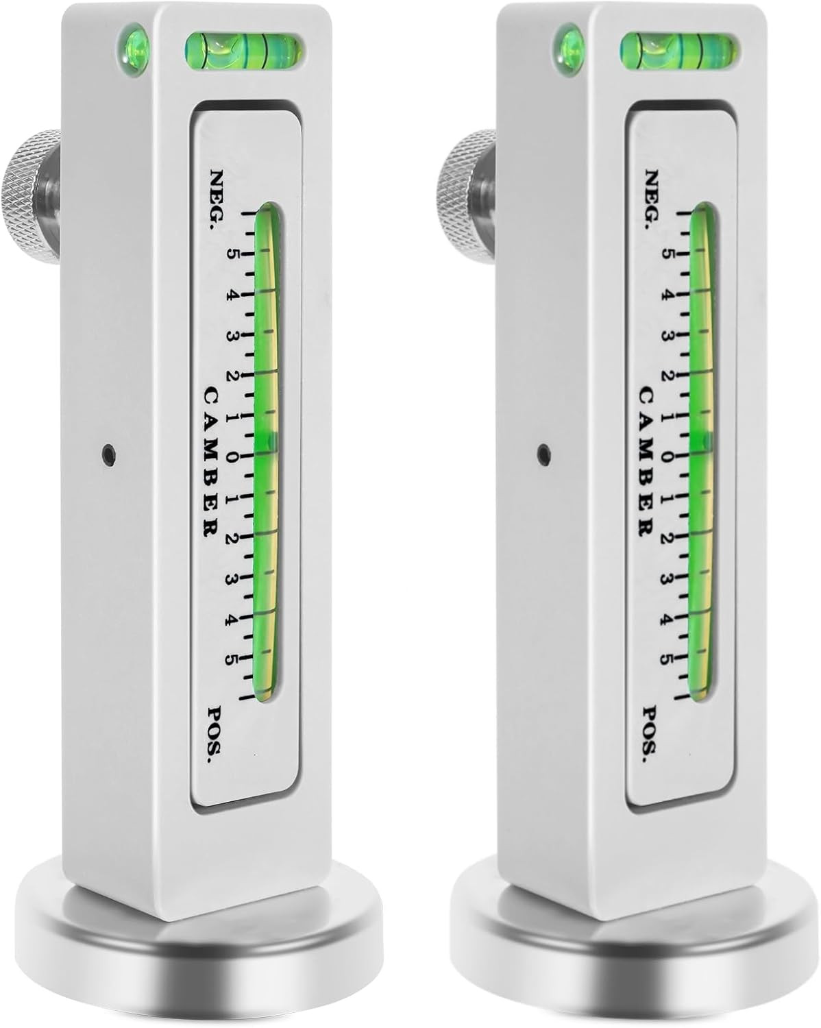 2 Pack Adjustable Magnetic Gauge Tool, Wheel Camber, Caster Pillar and Wheel Ali