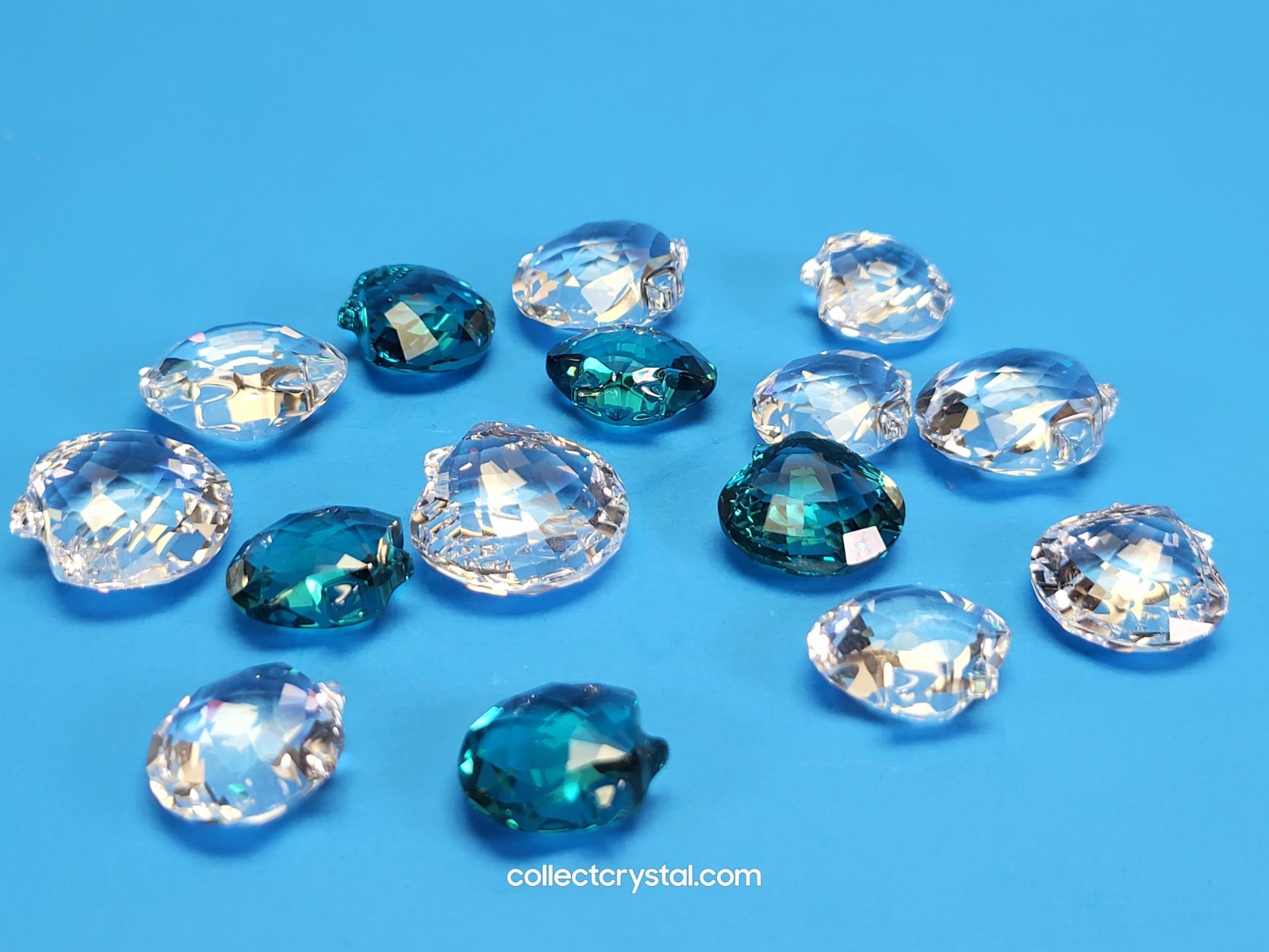 Swarovski 2006 Scallops Set – Mini (15 pcs) #833575 Membership Exclusive - W/Box