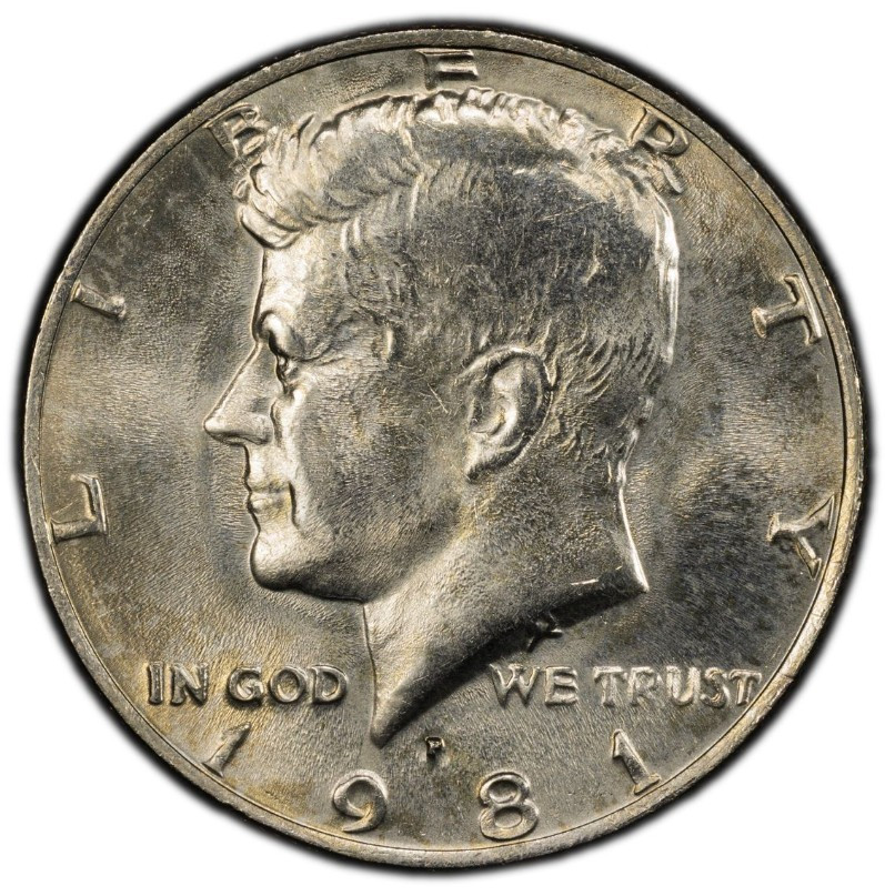 1981-P Mint State Kennedy Half Dollar 50C