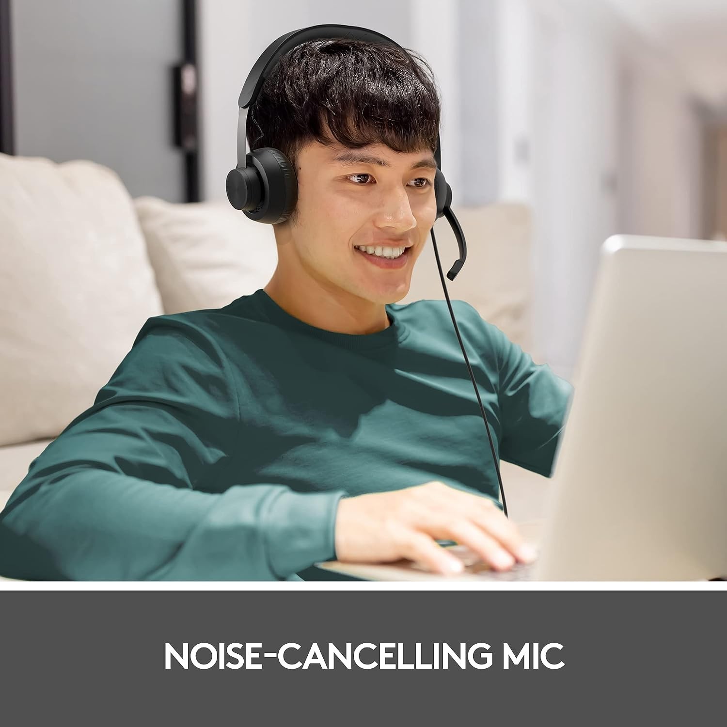 Logitech Zone Wired Noise Cancelling Headset - Graphite | MS Teams Certified