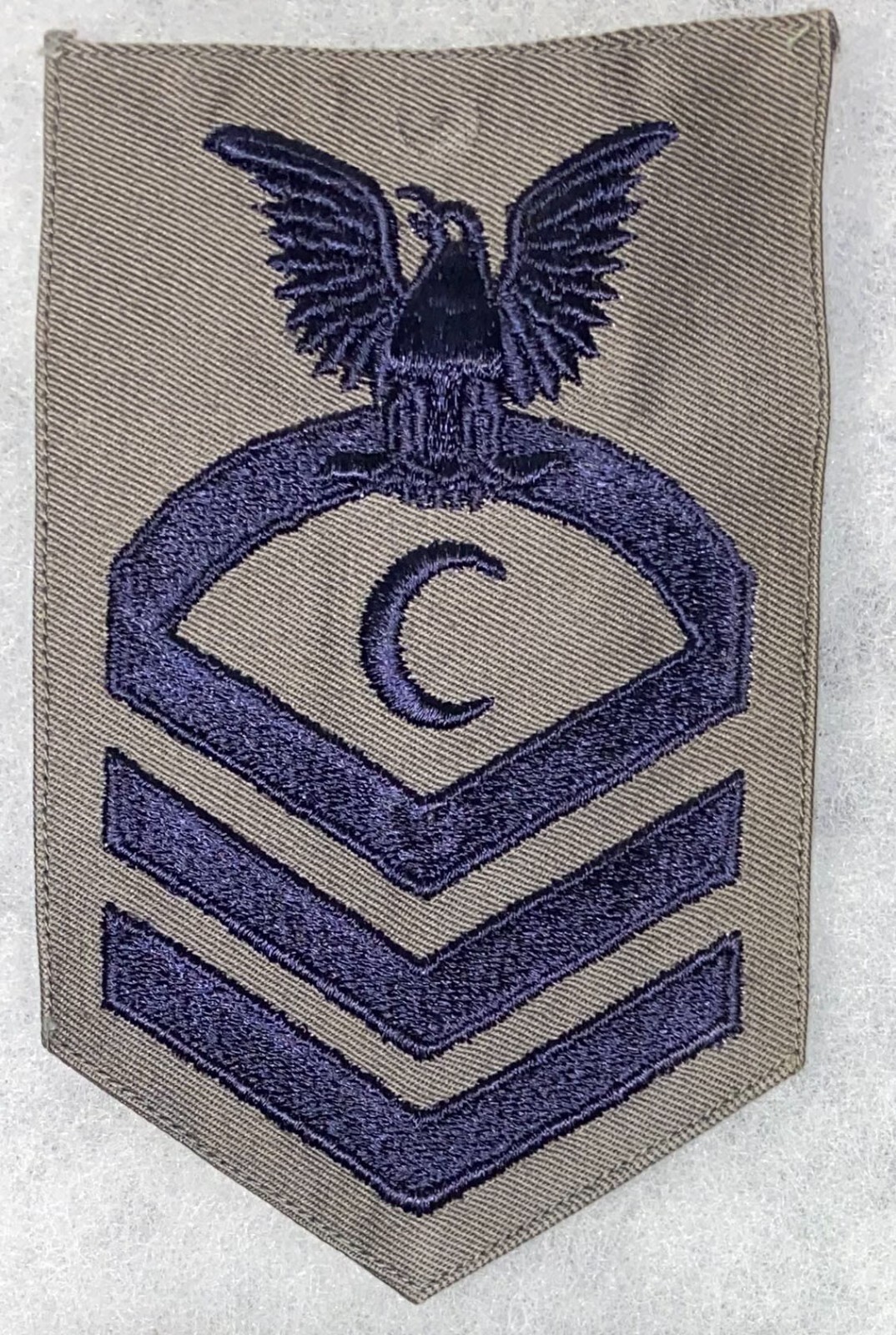 WWII USN Grey Cook Petty Officer Rate Patch