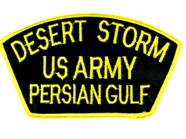 Patch, "DESERT STORM-US Army-PERSIAN GULF, NEW
