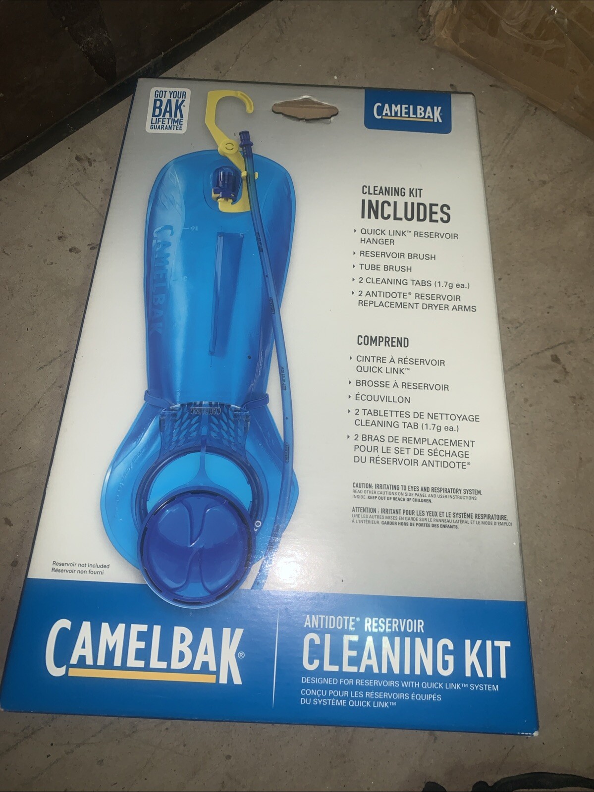 CAMELBAK ANTIDOTE RESERVOIR CLEANING KIT OPTIMIZED FOR QUICK LINK SYSTEM 90764