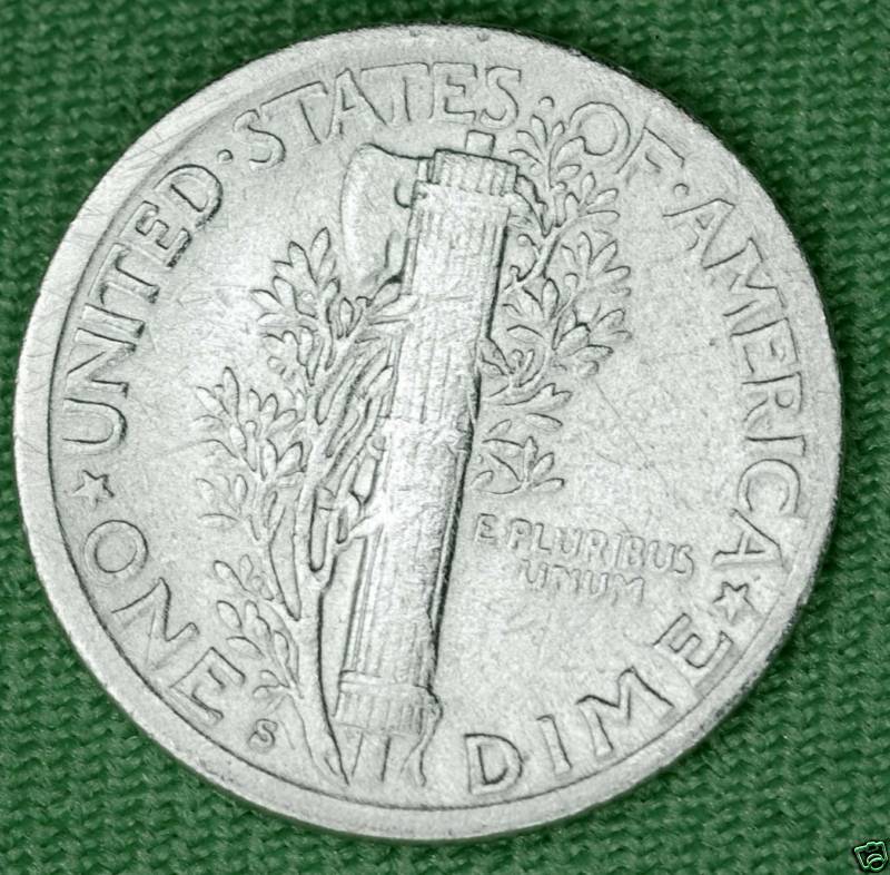 1927-s Mercury Dime. High Grade (Inventory A)