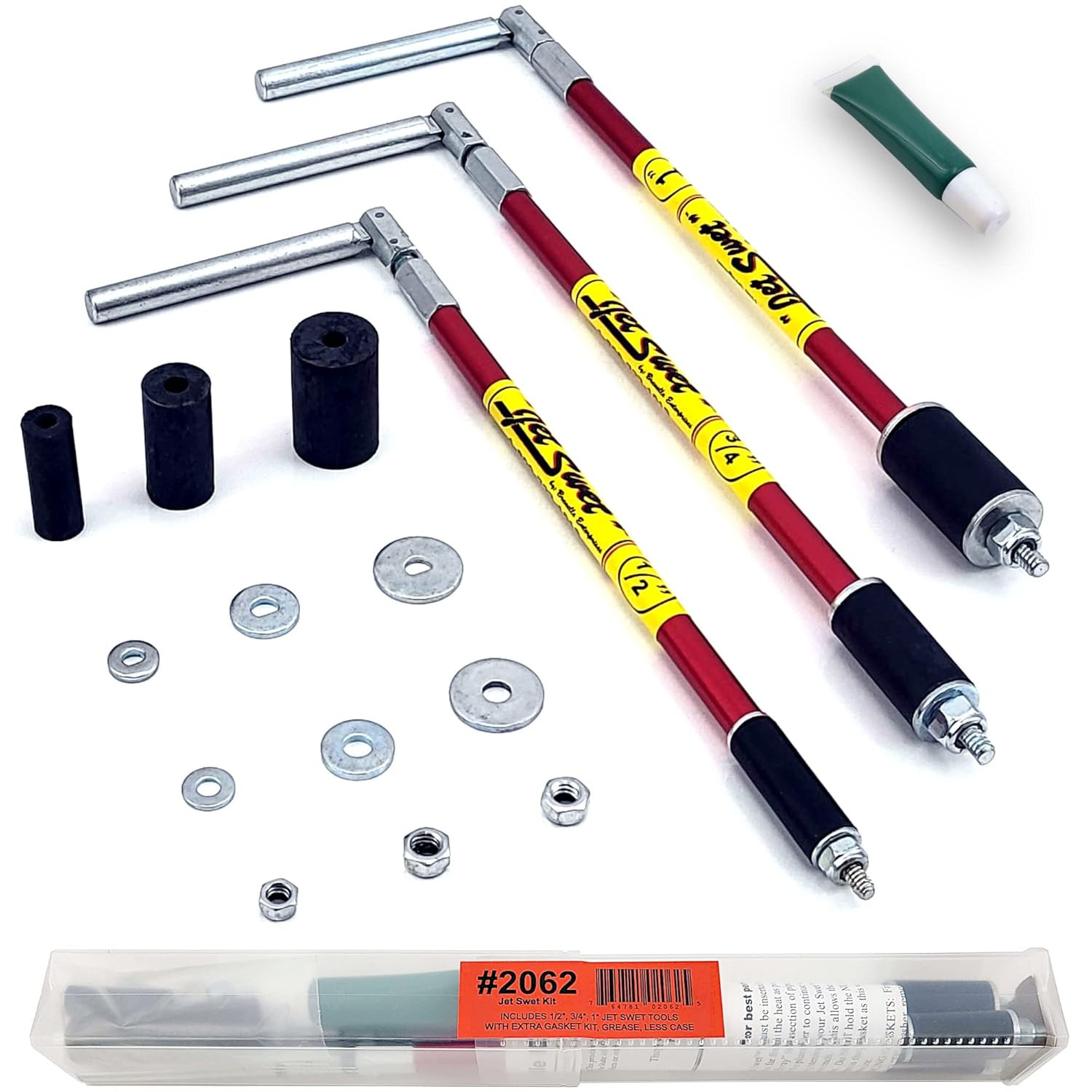 Jet Swet 2062 Pipe Plug Kit 1/2/3/4/1" w/ Gaskets Grease