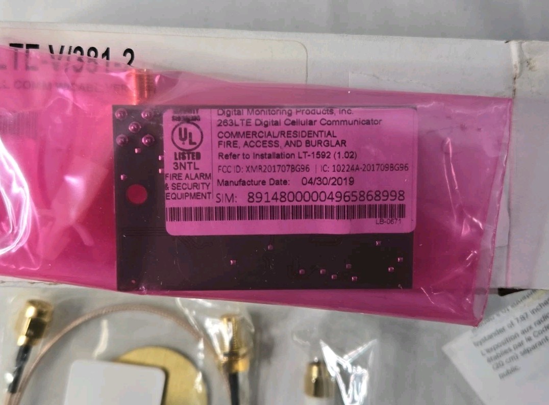 DMP 263LTE-V/381-2 Verizon LTE Cellular Communicator (#2 C60)