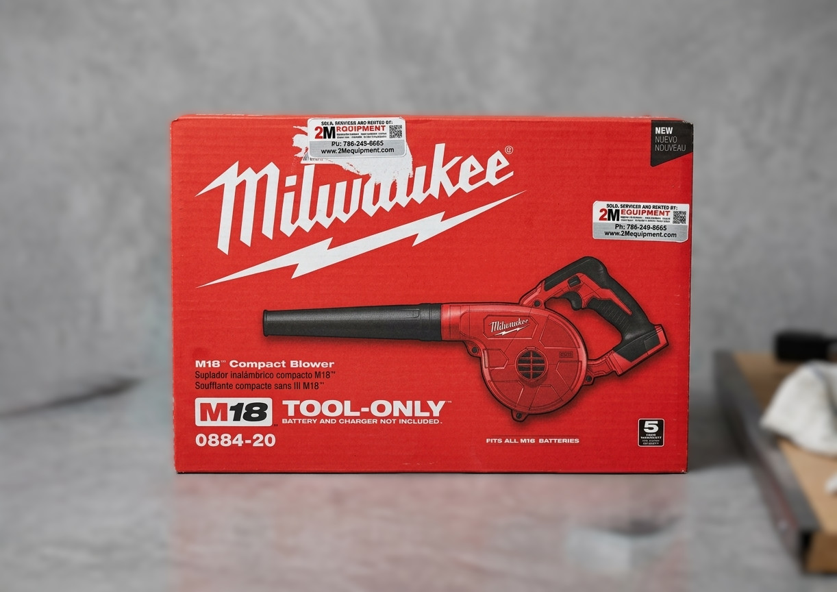 Milwaukee 0884-20 M18 18 Volt Cordless Compact Yard Leaf Blower -Tool Only - NEW