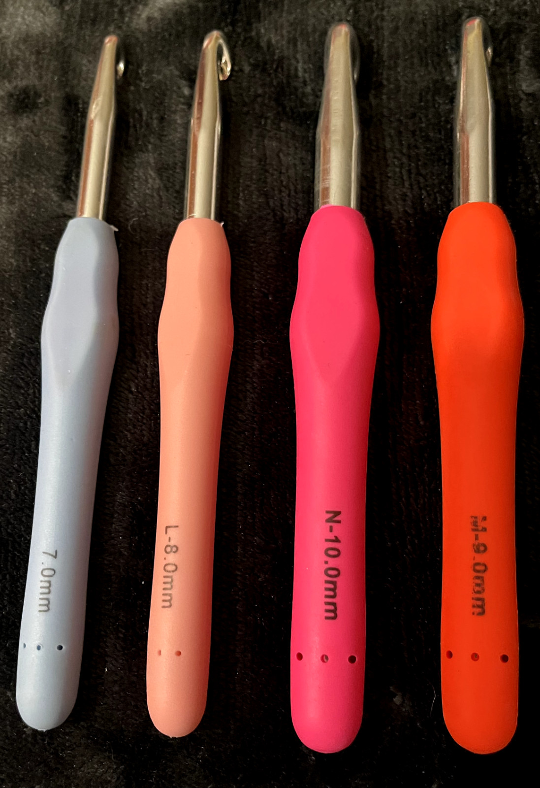 Mixed Large Crochet Hooks -3 Sets available - Sizes H 5.0 thru N 10.0