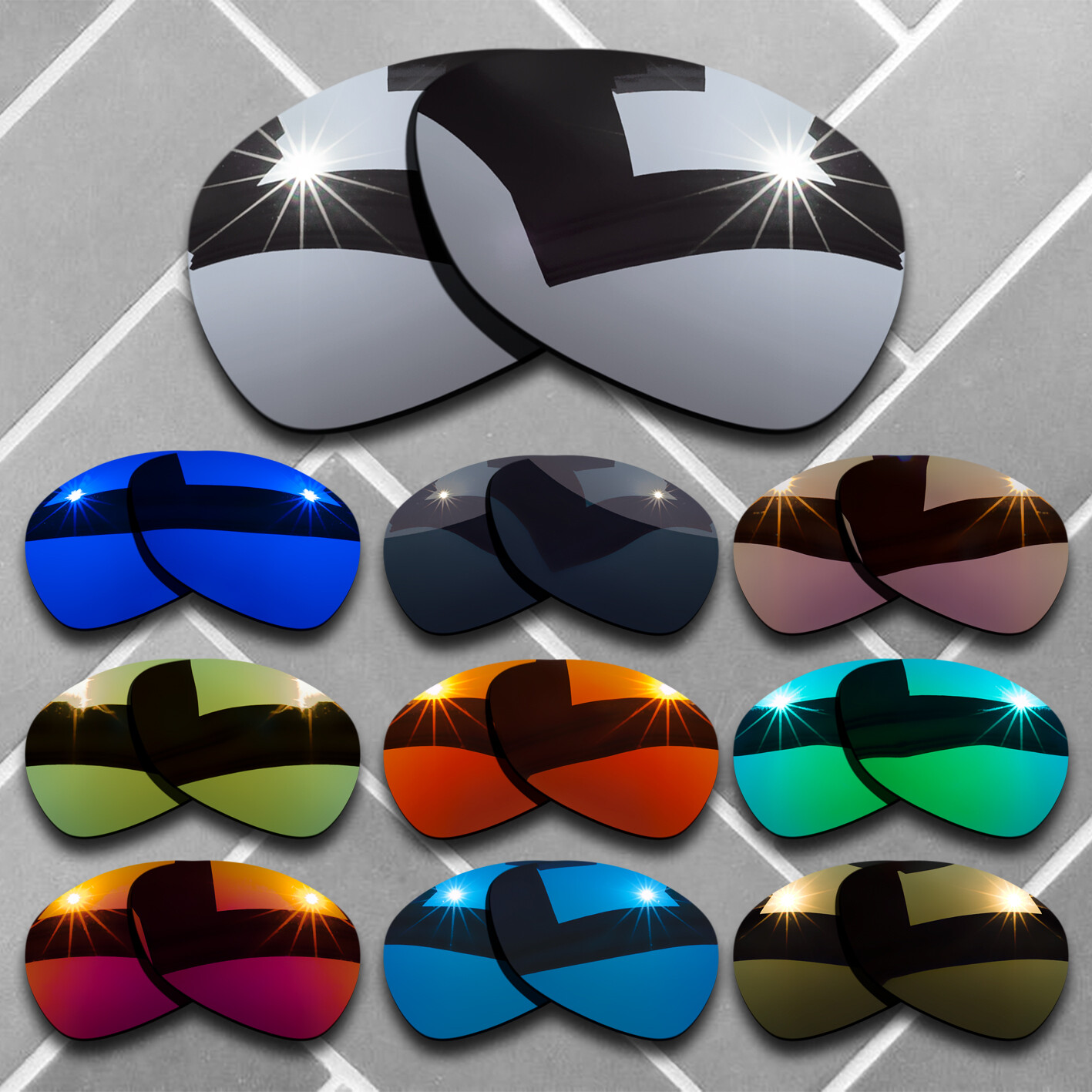 Polarized Anti-Scratch Replacement Lenses for-RB2132 52mm Multiple Choices US