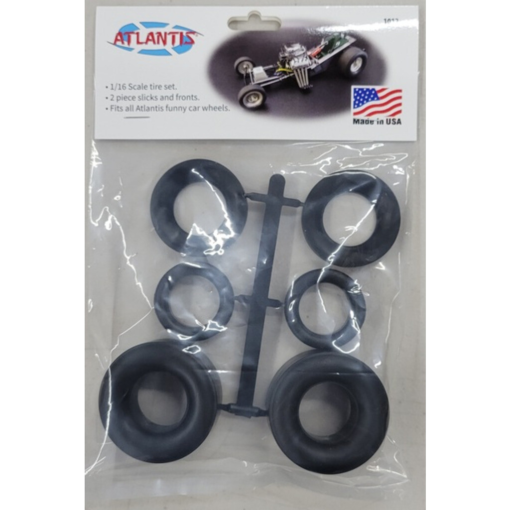 Atlantis Models 1012 Funny Car Tire set 1:16