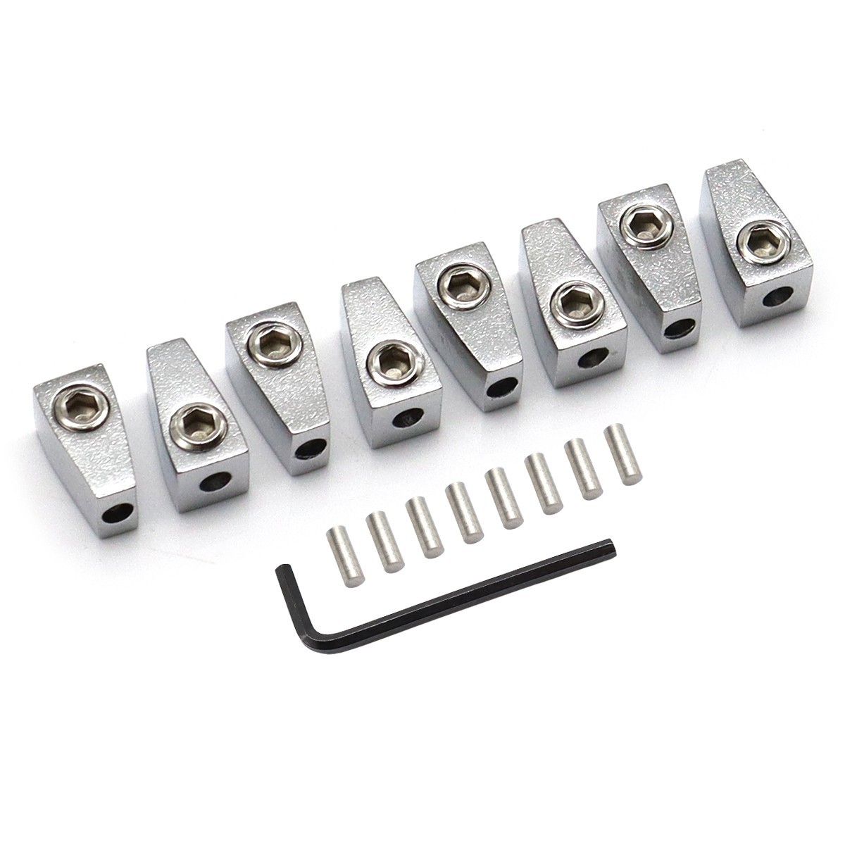 8 String Headless Electric Guitar Nut Single String Nut individual Nut Chrome